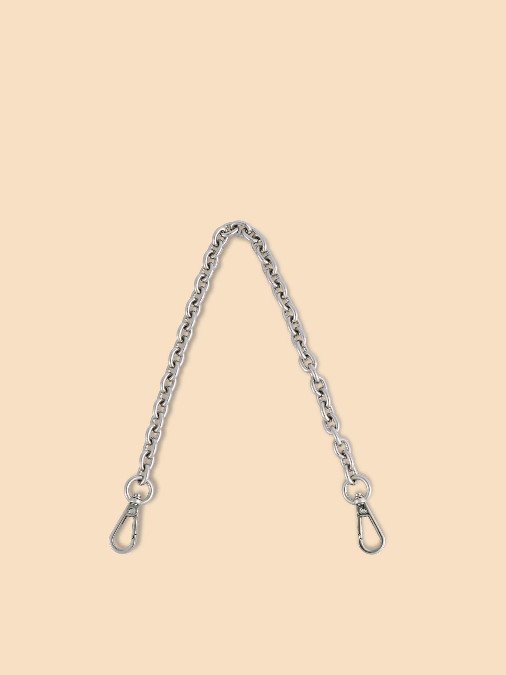 SINBONO Silver Chain Hand Strap - Durable Women Chain Strap Silver