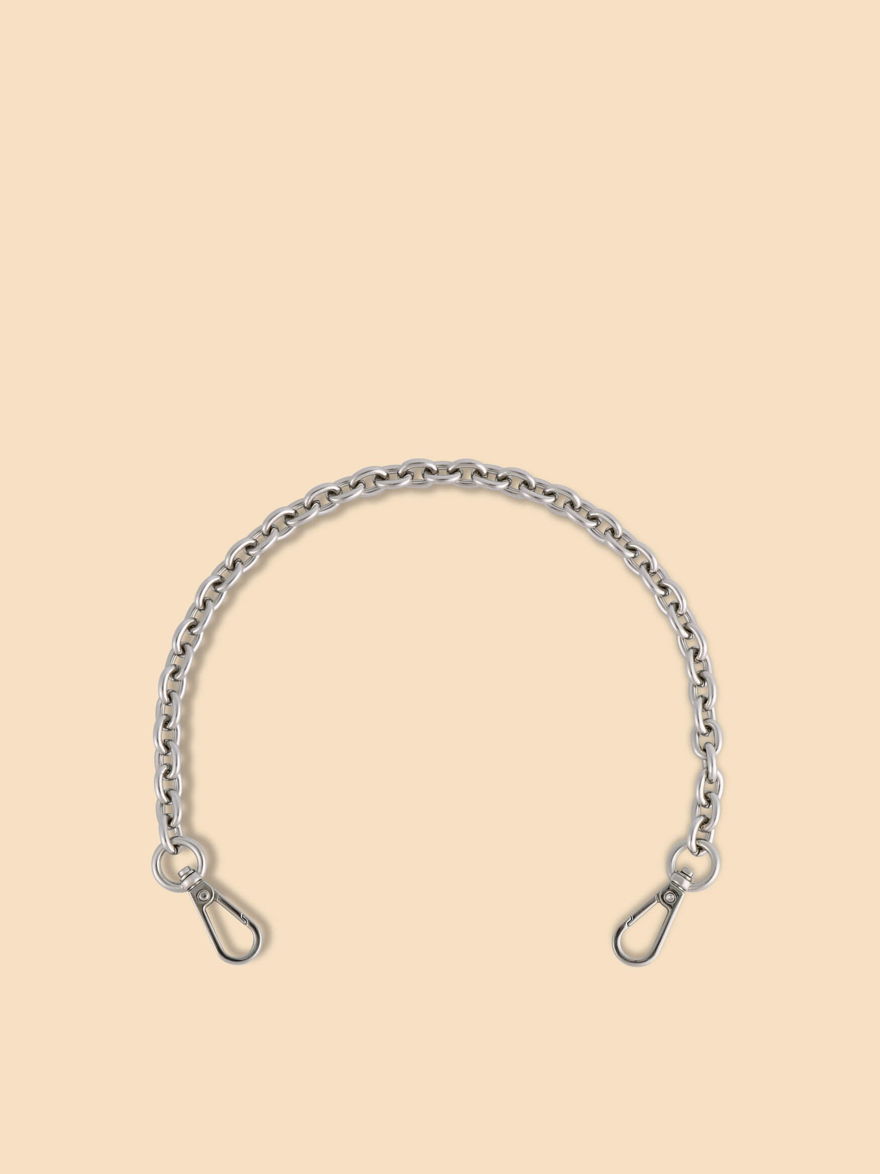 SINBONO Silver Chain Hand Strap - Durable Women Chain Strap Silver