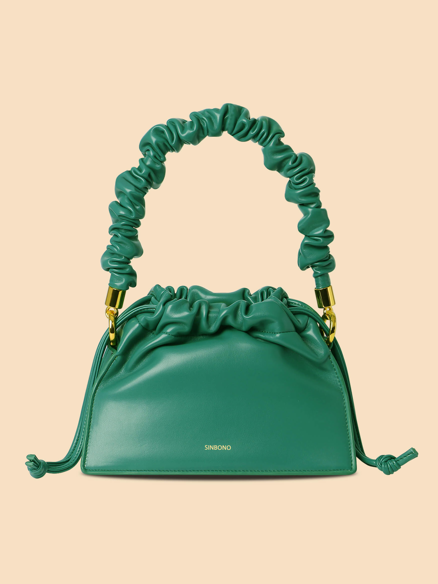 SINBONO Drawstring Handbag Green