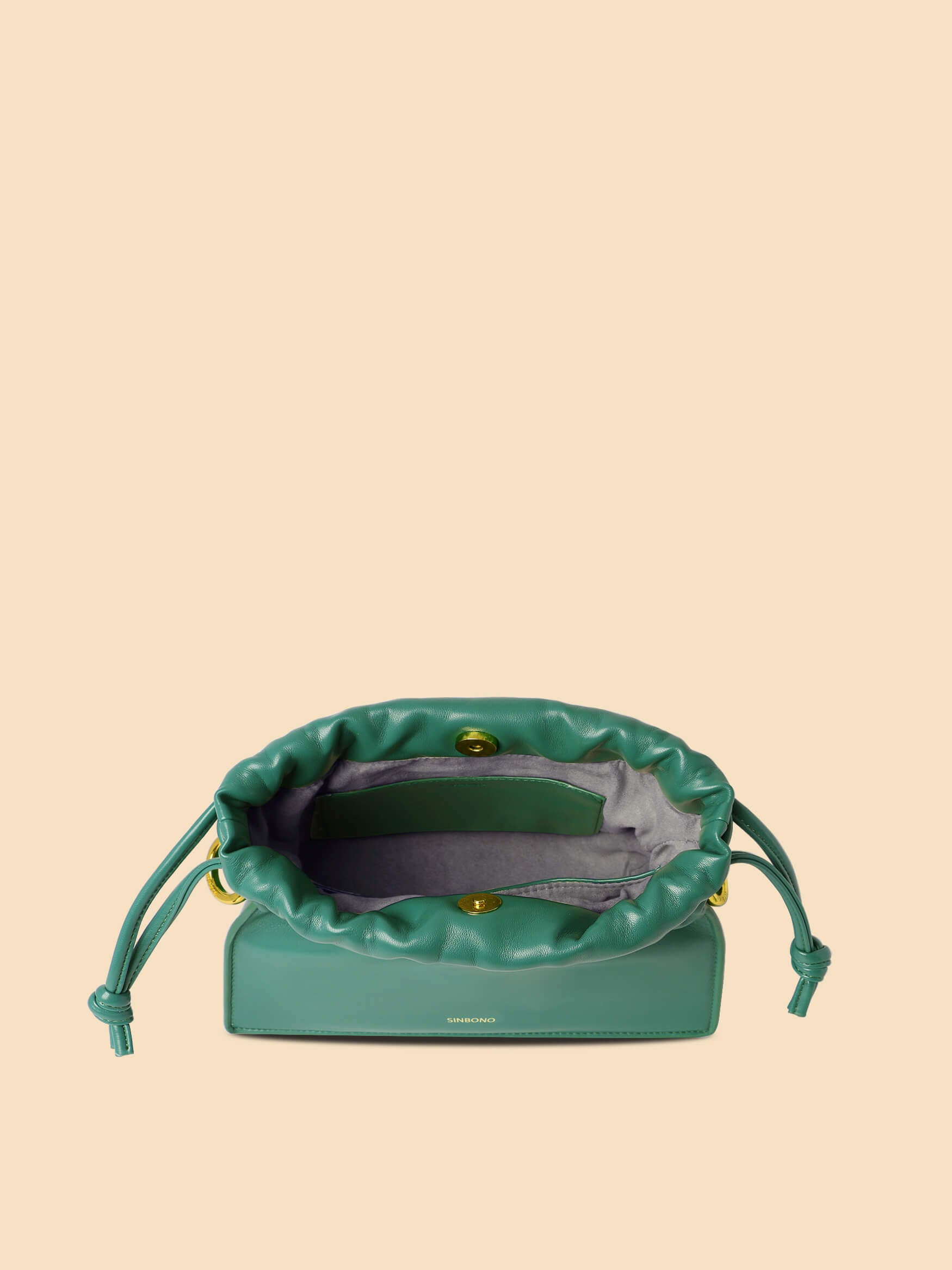 SINBONO Drawstring Handbag Green