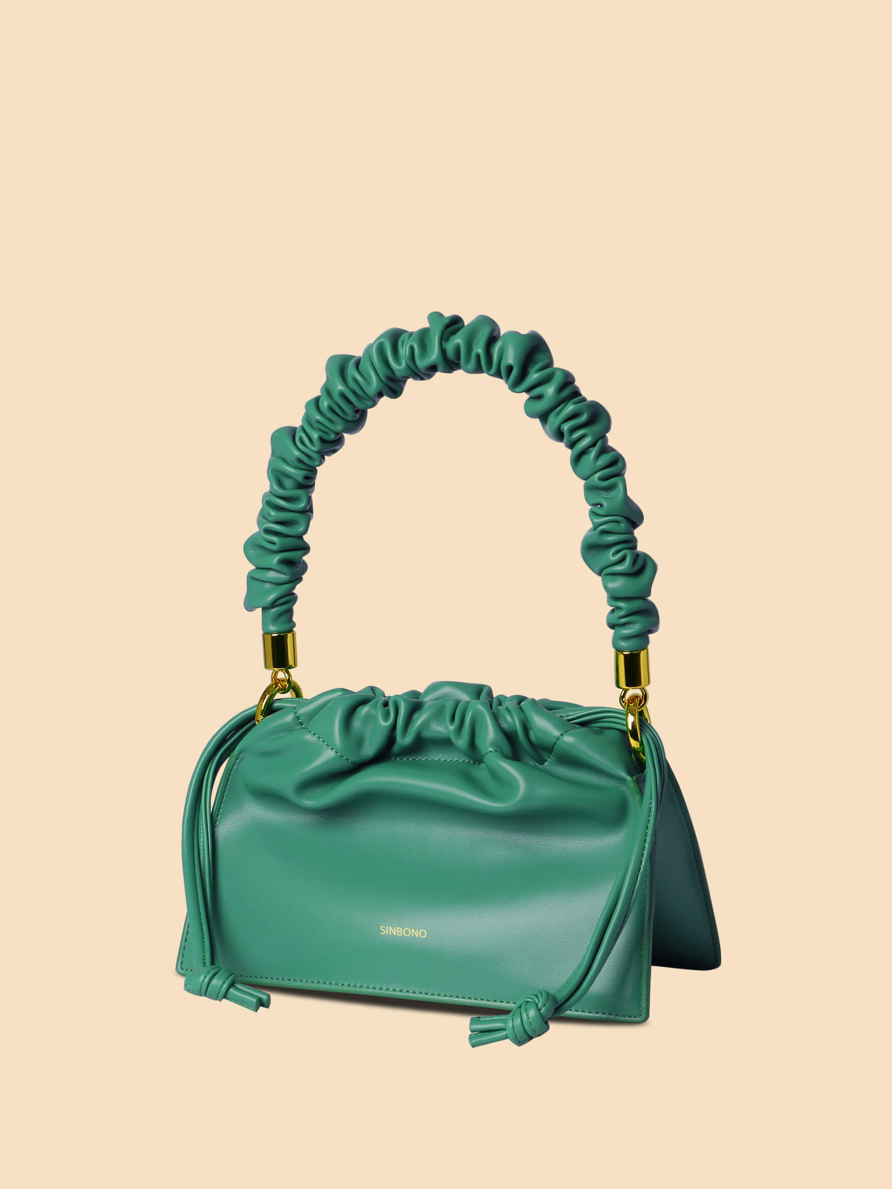 SINBONO Drawstring Handbag Green