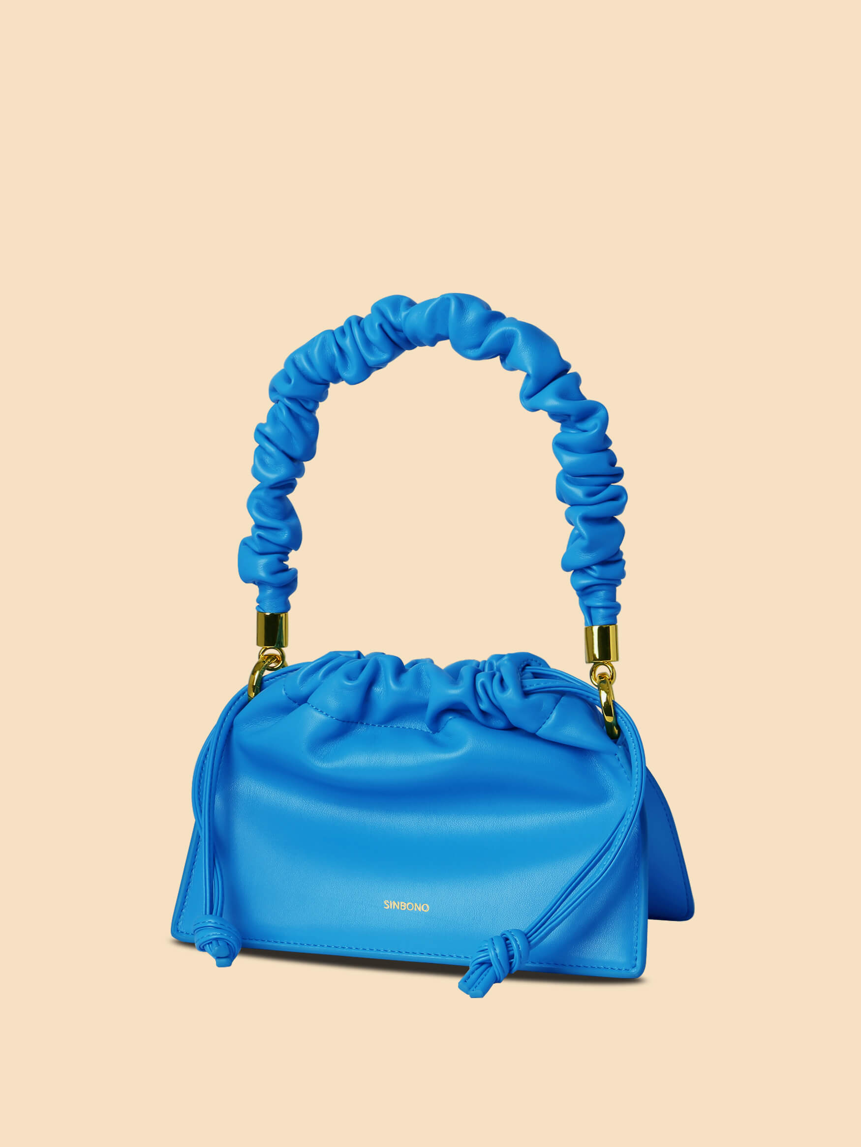 SINBONO Drawstring Handbag Lake Blue