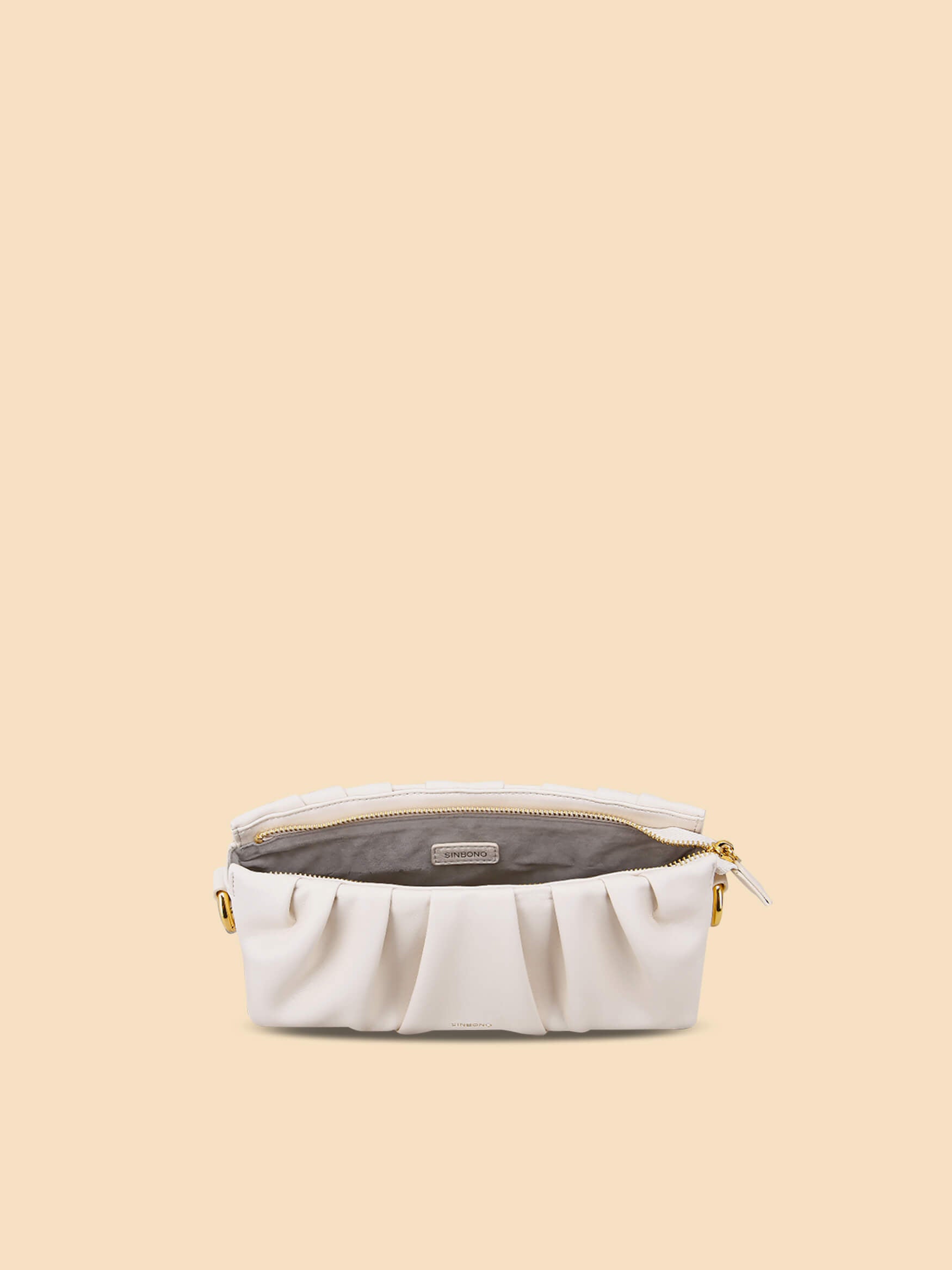 SINBONO Evelyn Shoulder Bag Ivory