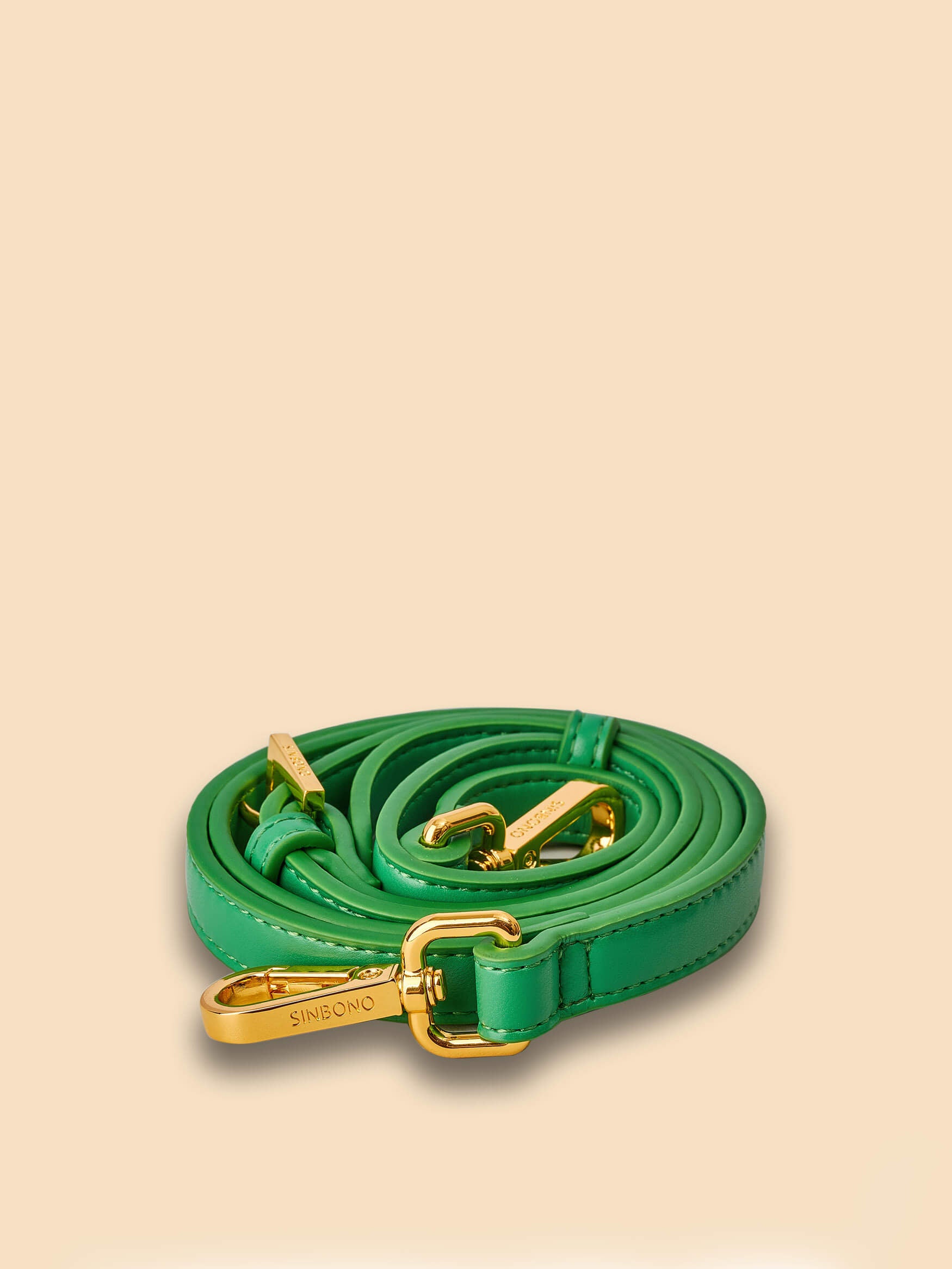 SINBONO Adjustable Shoulder Strap Grass Green - Leather Shoulder Strap