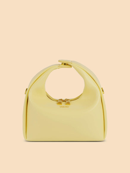 SINBONO Medium Sized Light Yellow Crossbody women Bag 