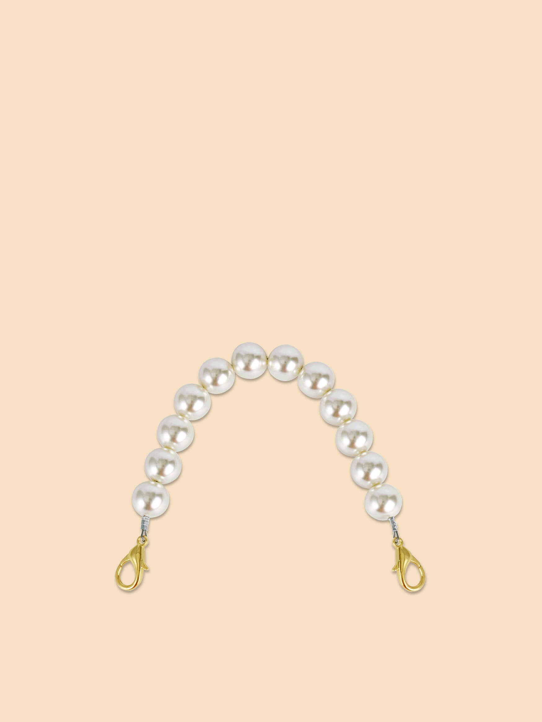 SINBONO Mini Faux Pearl Chain For Bag | Sustainable Pearl Chain