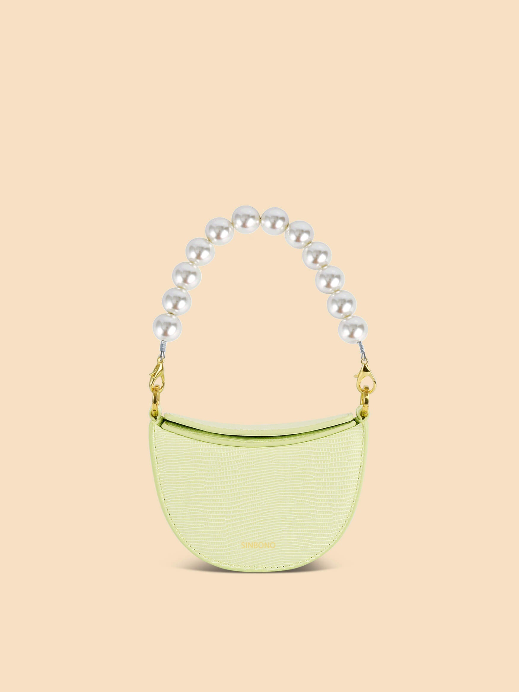 SINBONO Mini Faux Pearl Chain For Bag | Sustainable Pearl Chain