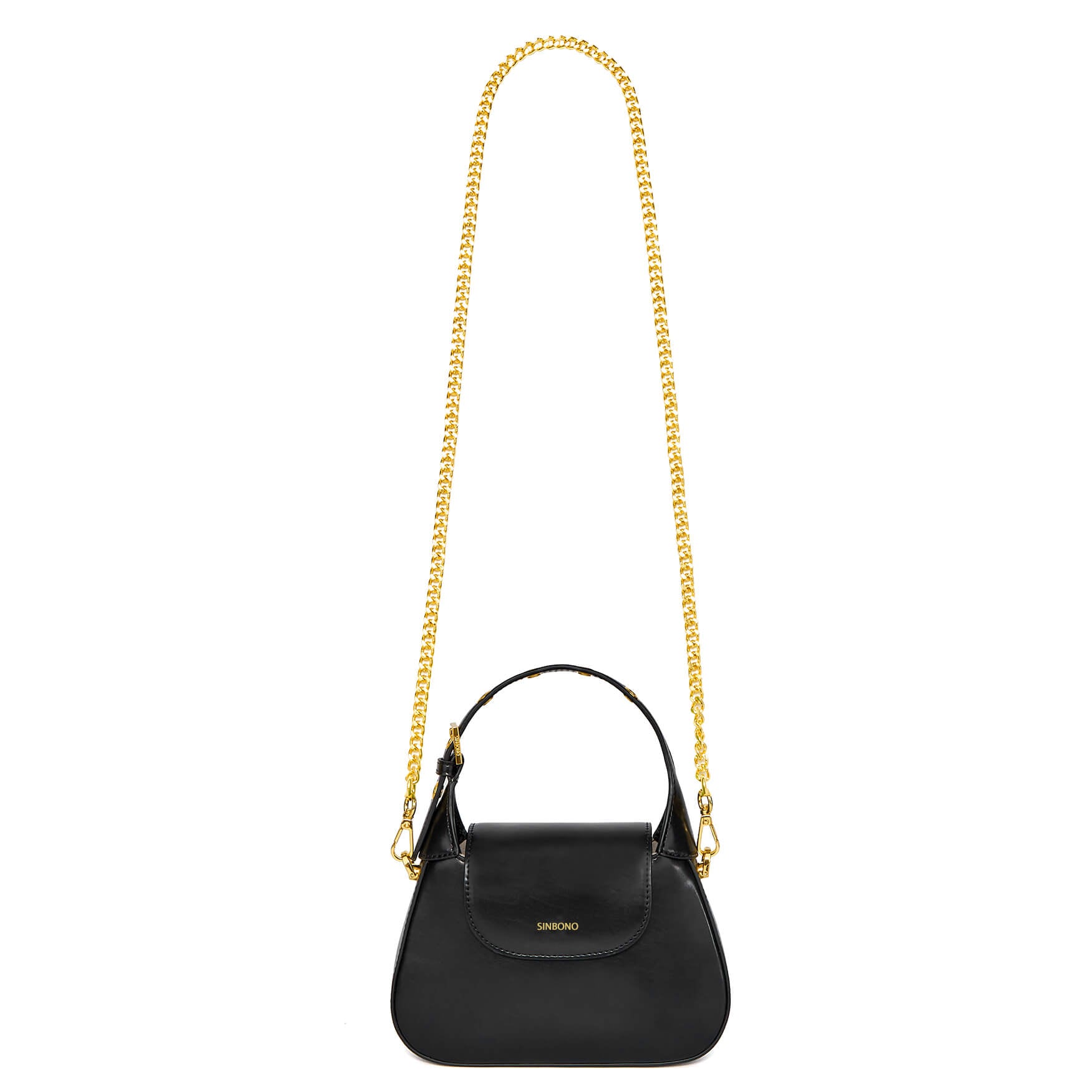 SINBONO Alice Top Handle Crossbody Bag Black