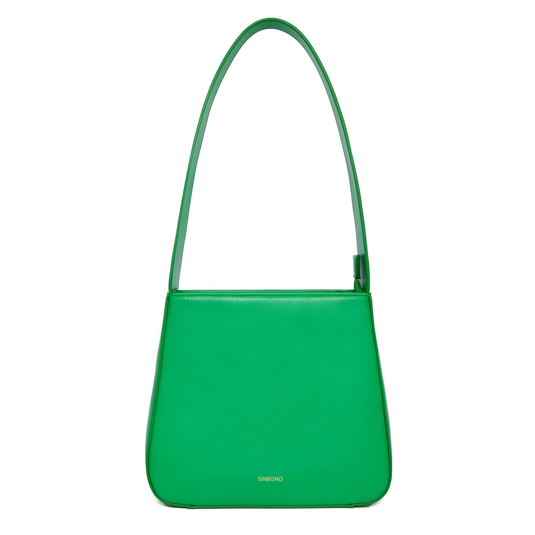 SINBONO Women Shoulder Square Bag Grass Green - Vegan Leather Shoulder Bag