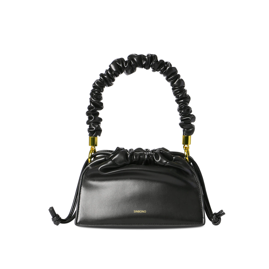 SINBONO Luxury Designer Black Bag- Women's Alice Top Handle Bag
