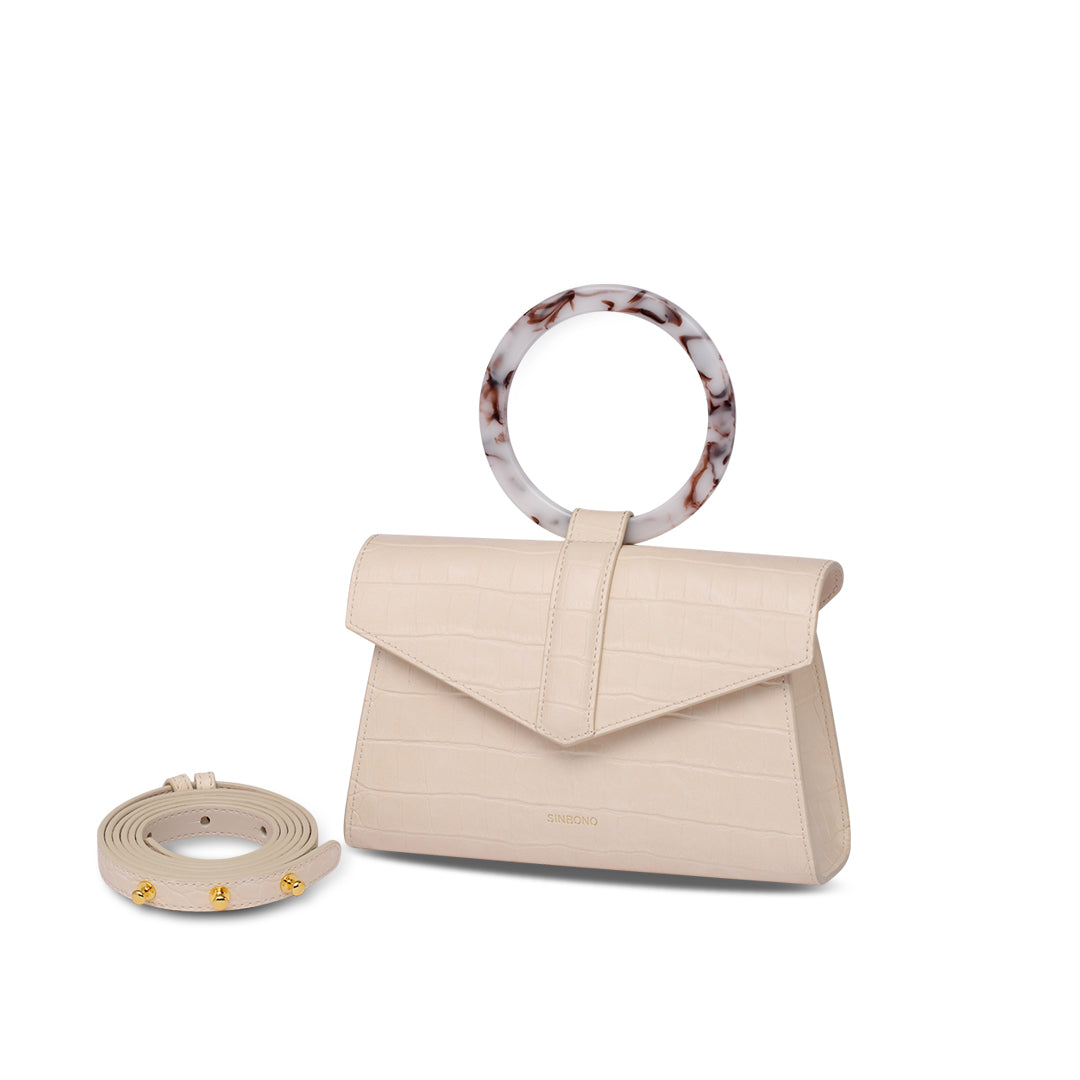 SINBONO Emily Vegan Handbag Ivory