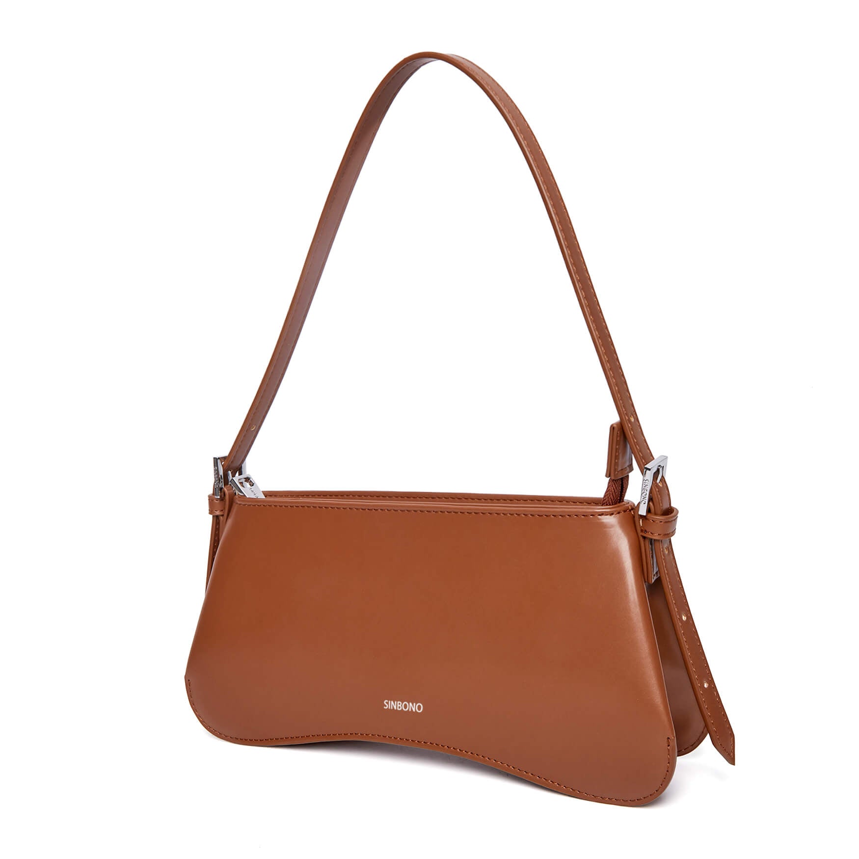 SINBONO Eva Shoulder Bag Dark Brown | Ecofriendly leather bag for women