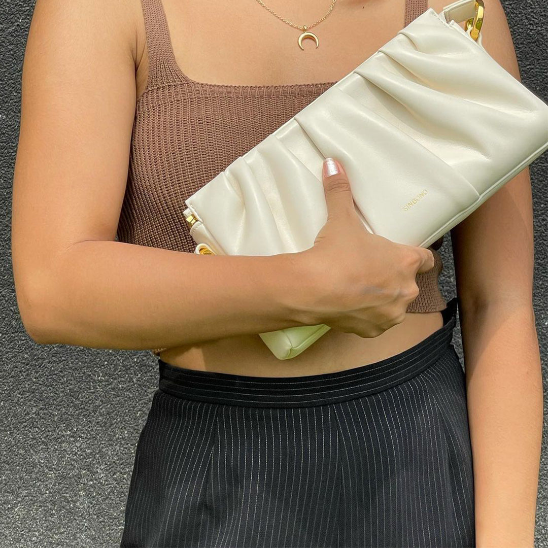 SINBONO Evelyn Shoulder Bag Ivory