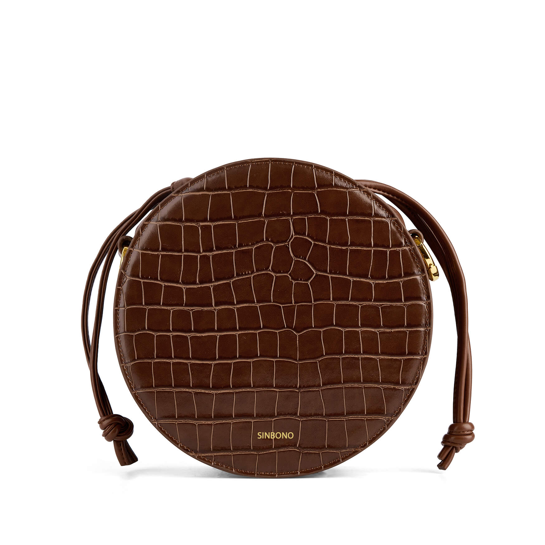 SINBONO Julia Drawstring Crossbody Bag Brown