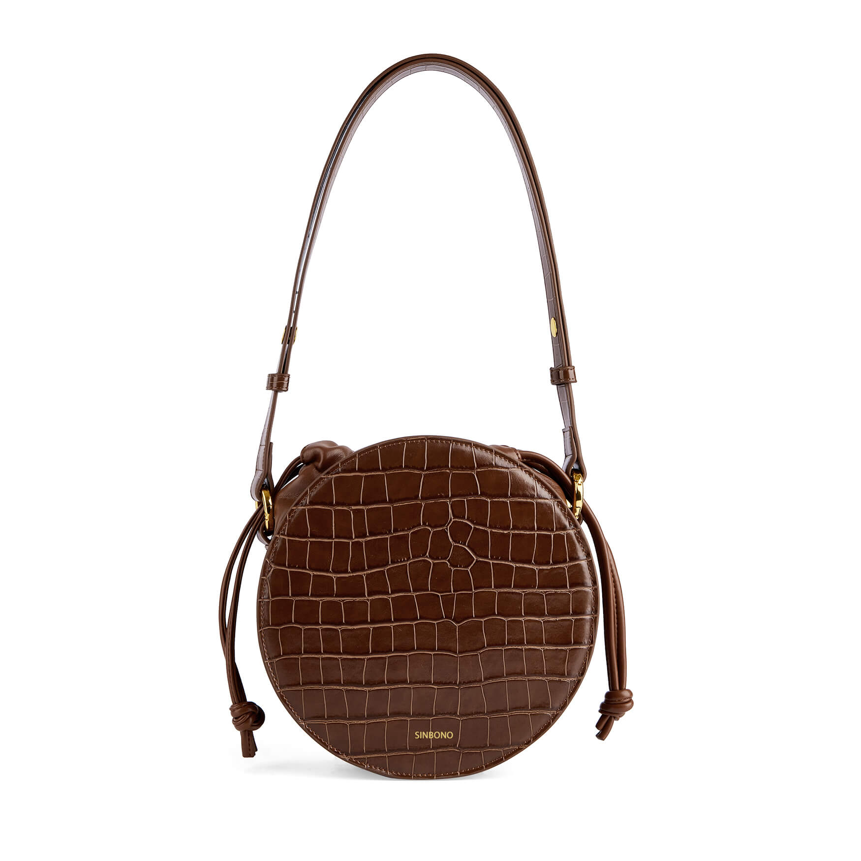 SINBONO Julia Drawstring Crossbody Bag Brown