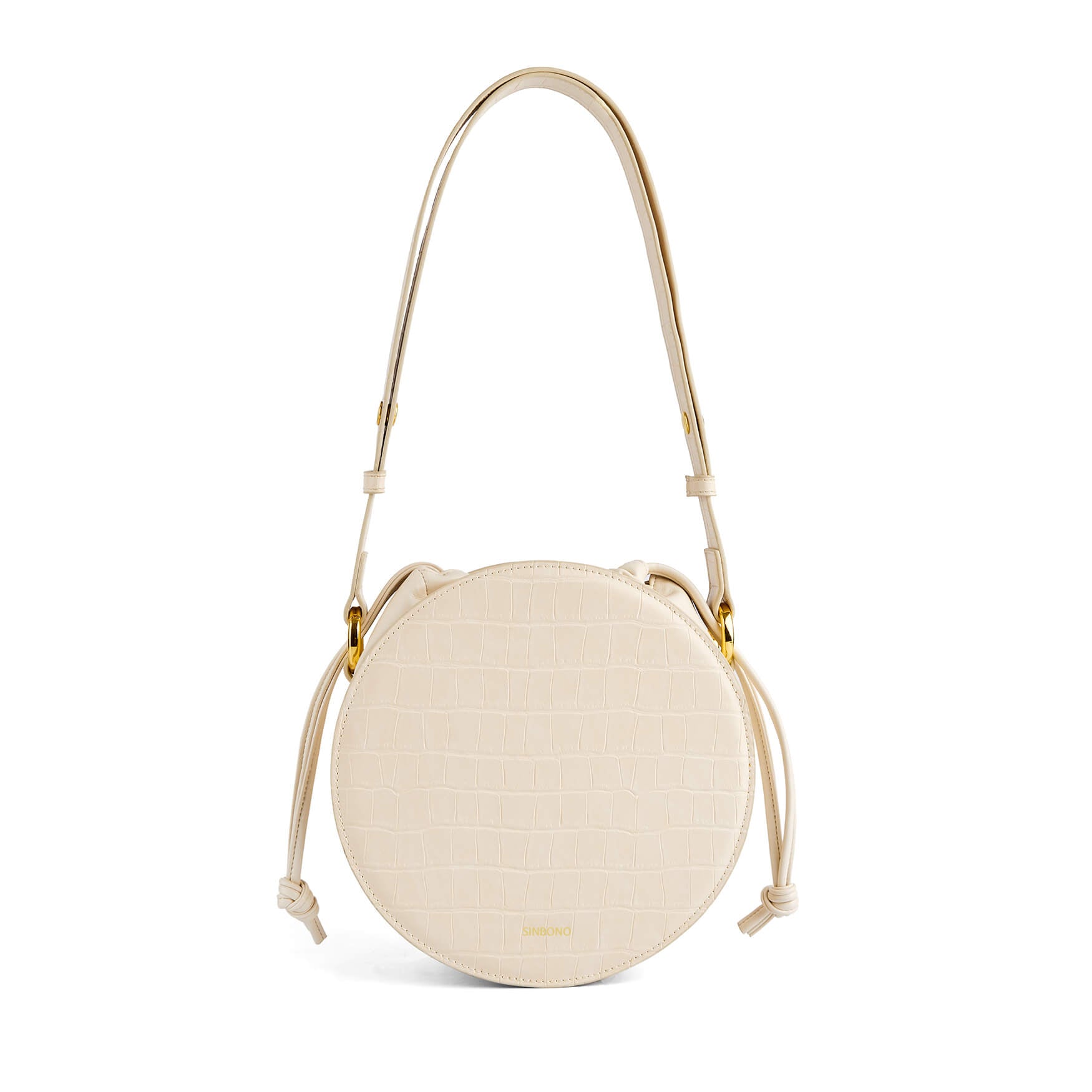 SINBONO Julia Drawstring Crossbody Bag Ivory