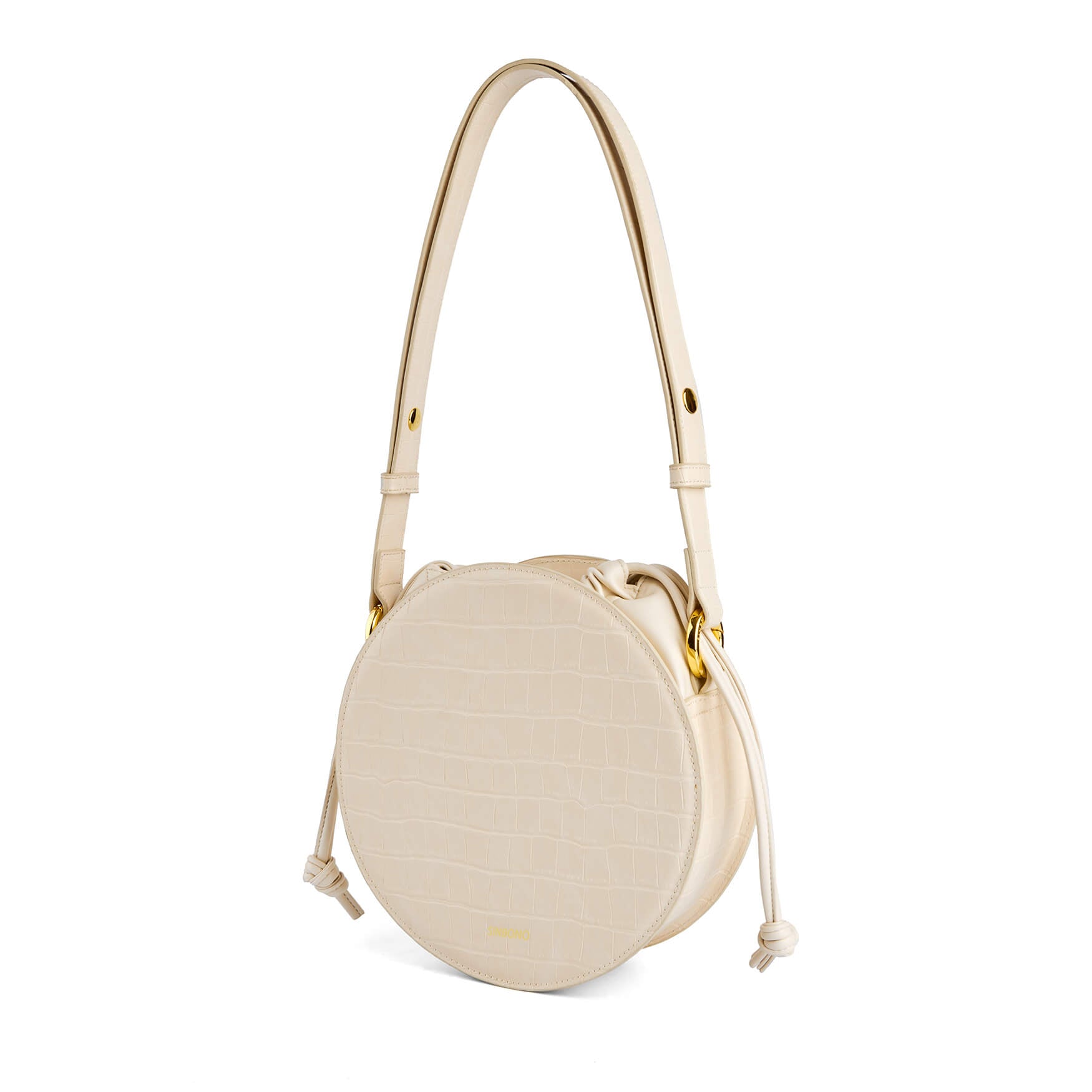 SINBONO Julia Drawstring Crossbody Bag Ivory