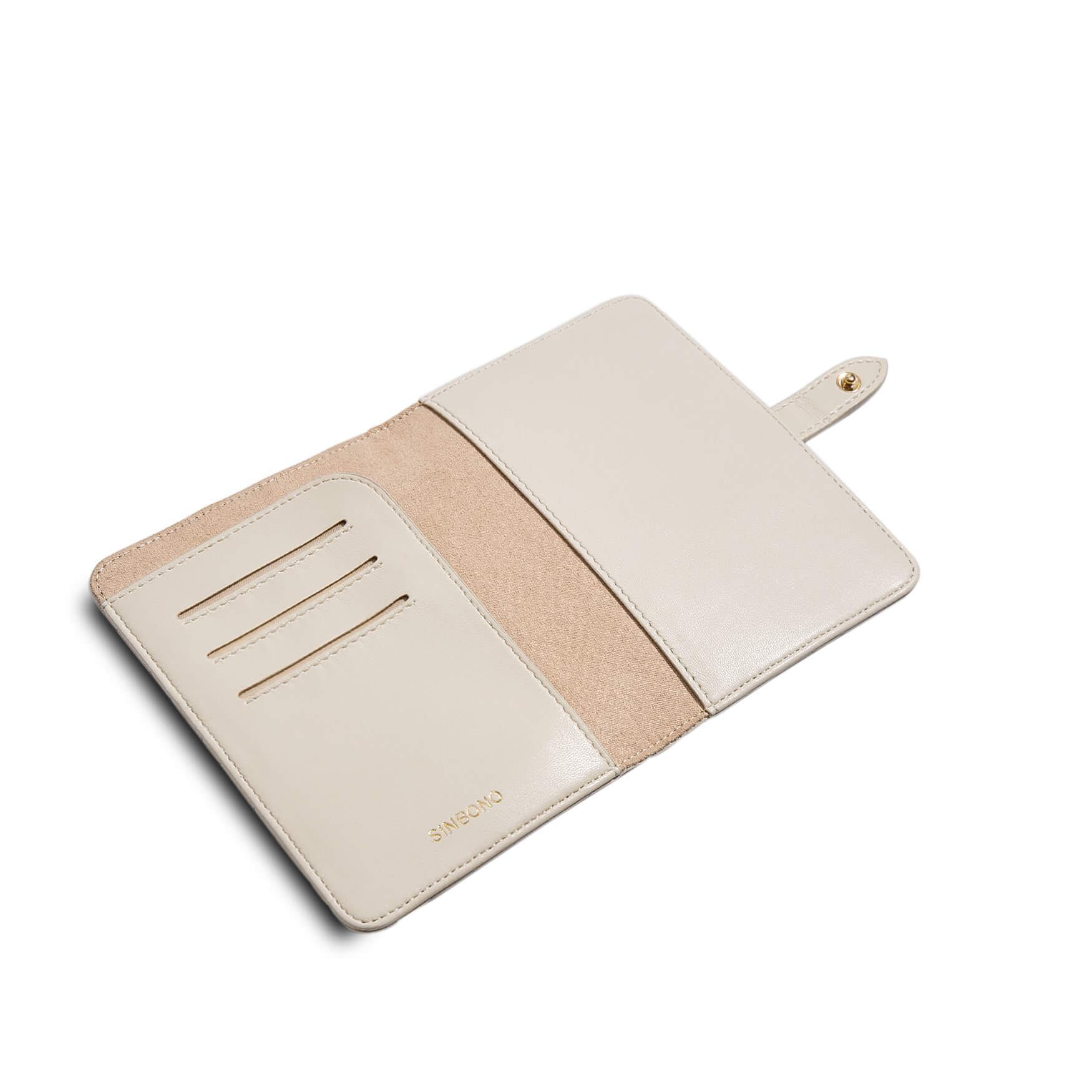 SINBONO Mae Passport Holder  Ivory