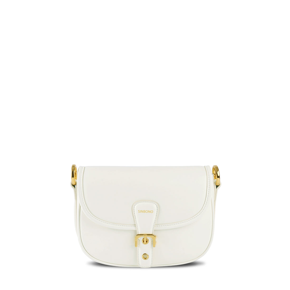 SINBONO Medium Sized White Fiona Crossbody Bag | Fiona Shoulder Bag