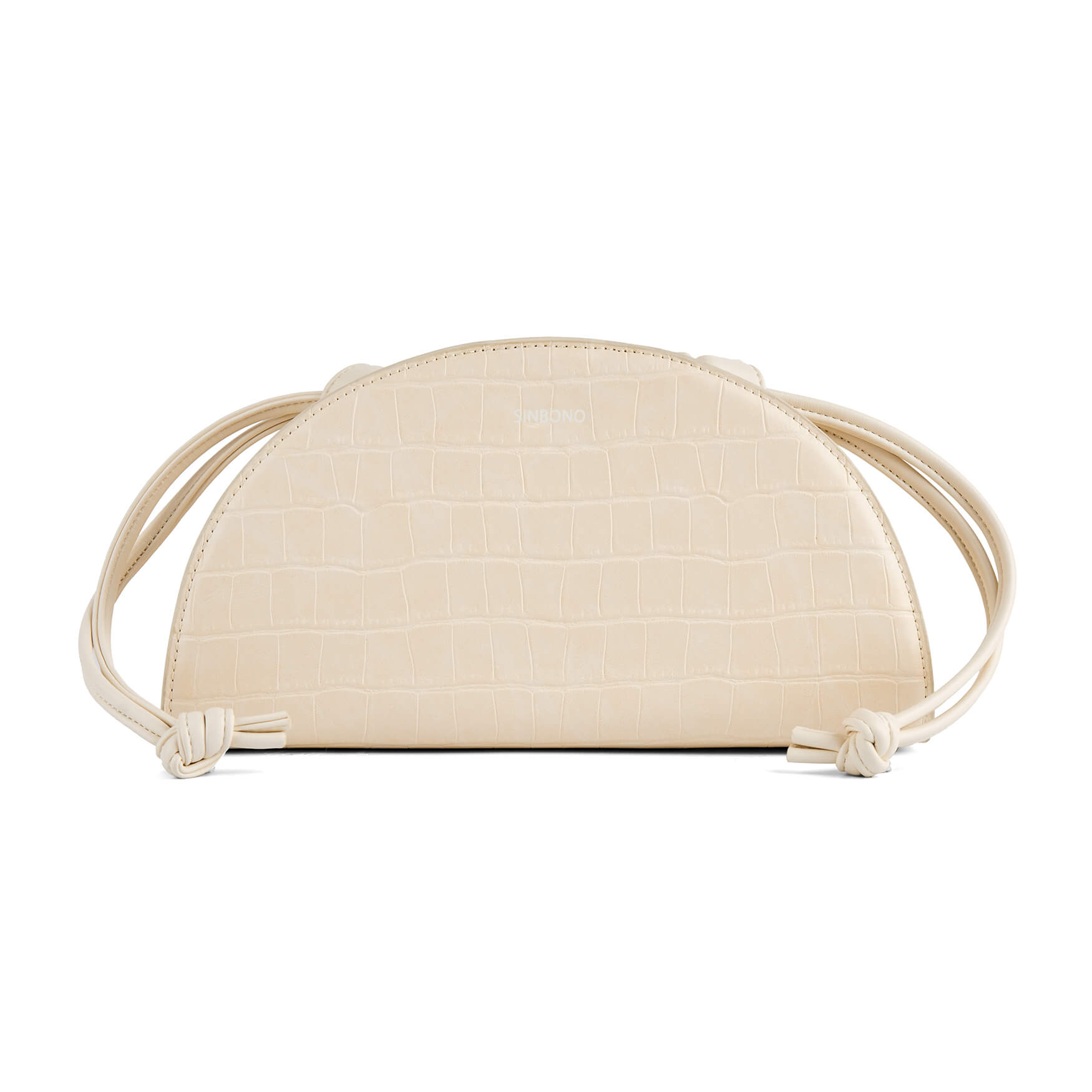 SINBONO Shirley Drawstring Saddle Bag Ivory