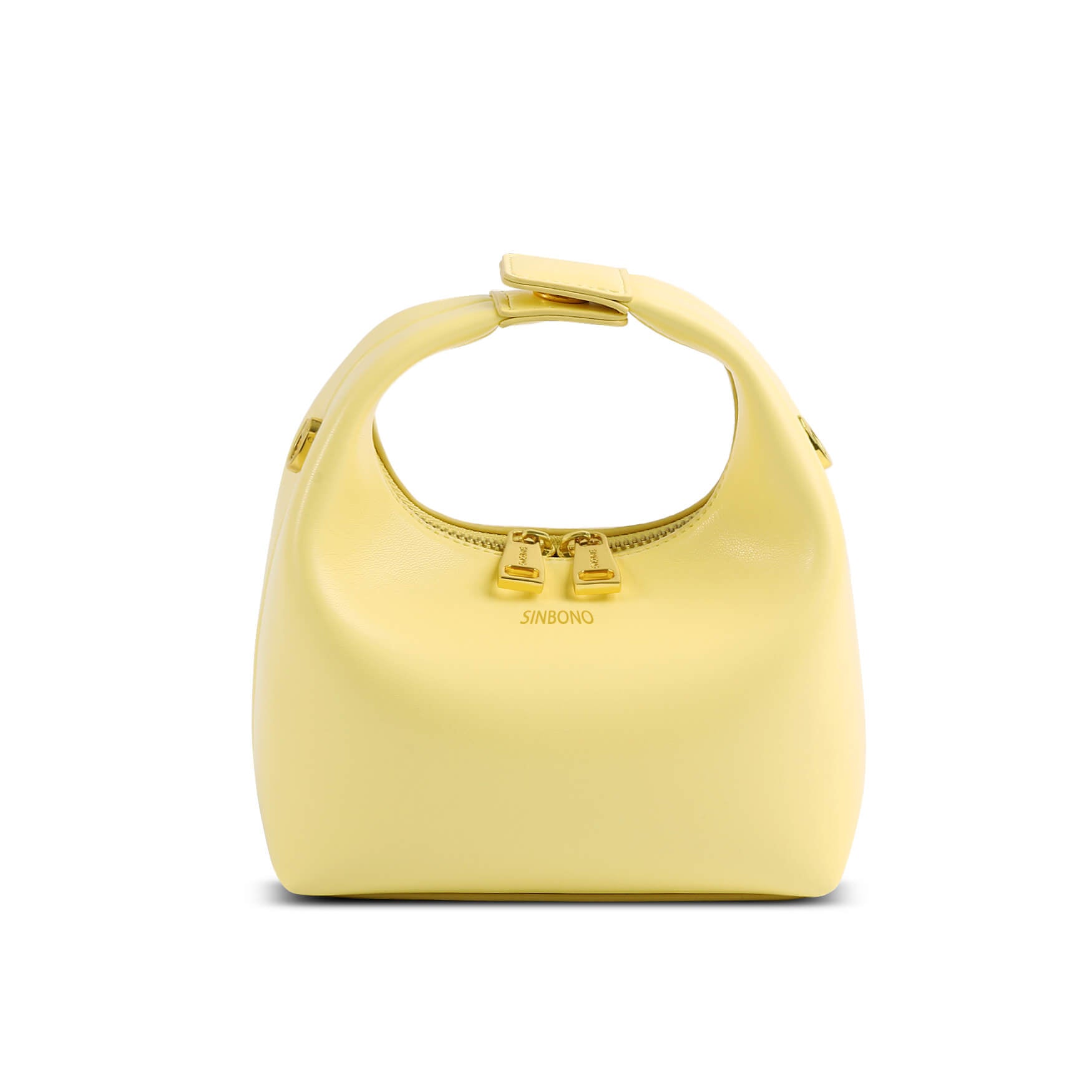 SINBONO Vienna Light Yellow Leather Handbags -Vegan Leather Women Bag