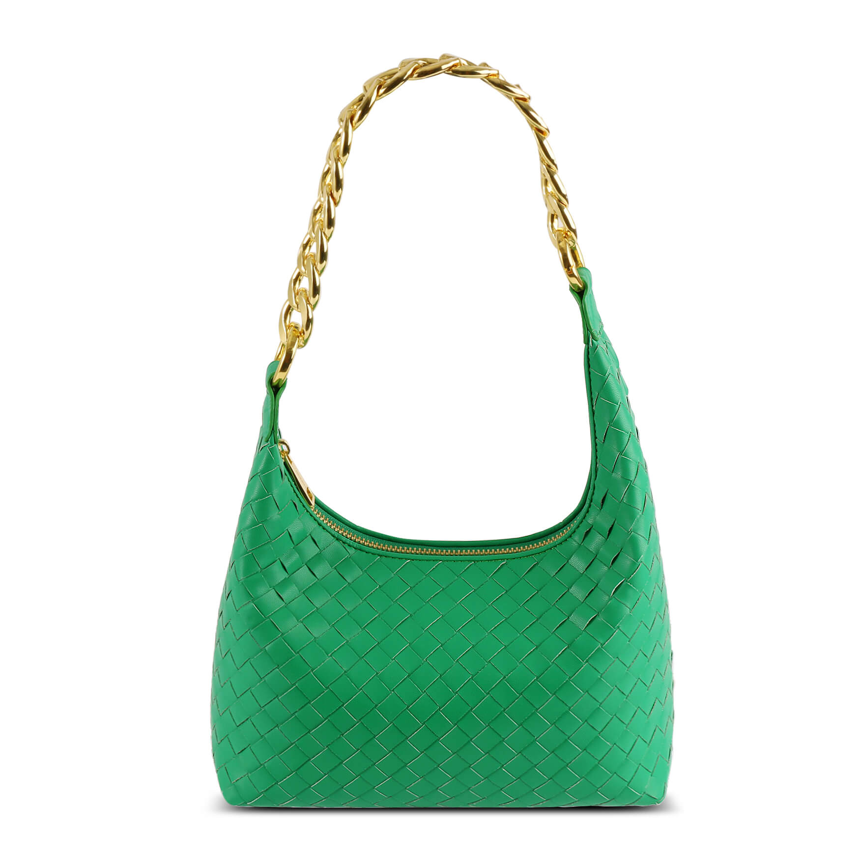 SINBONO Green Braided Shoulder Satchel Crossbody Women's Handbags