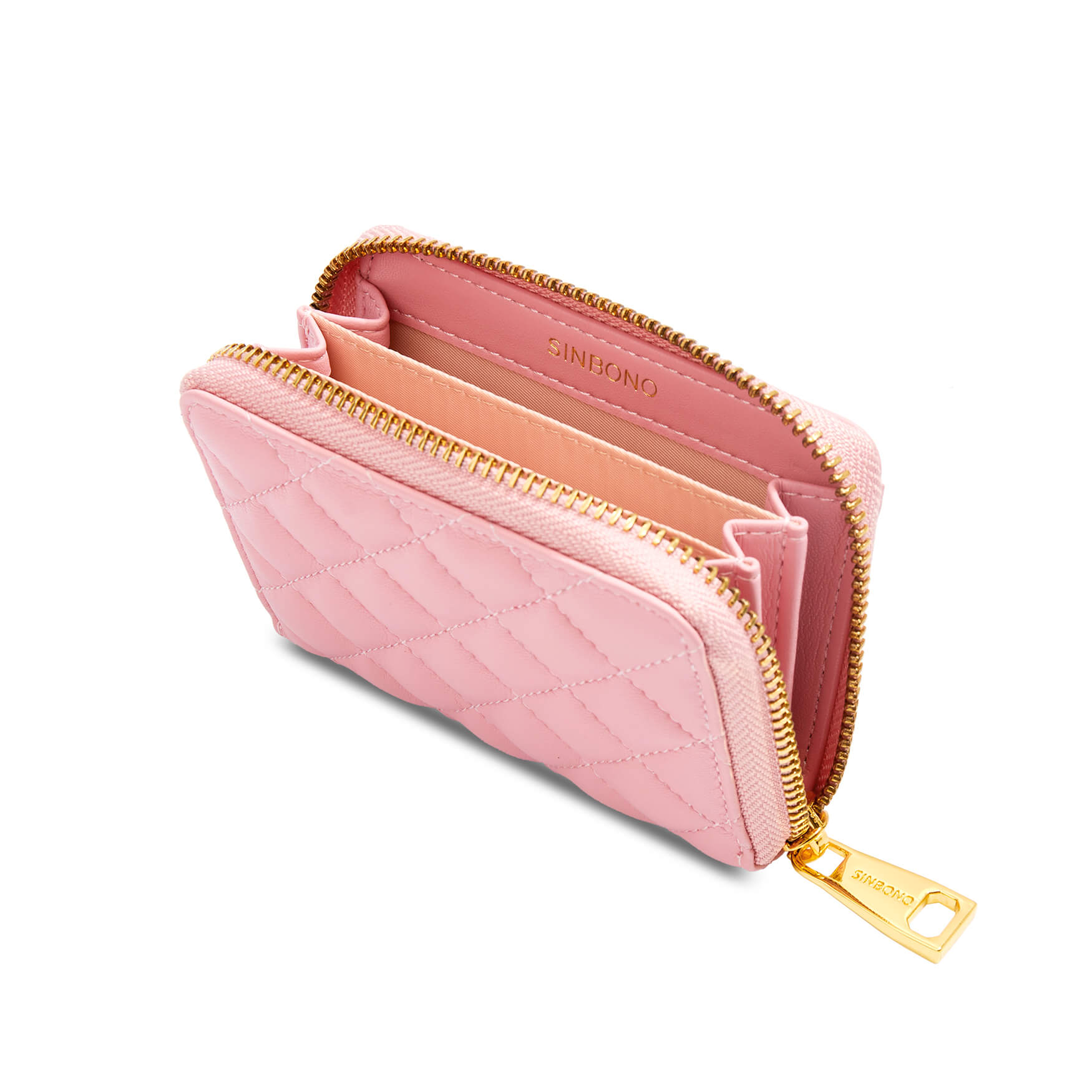 SINBONO Zip Card Holder Pink