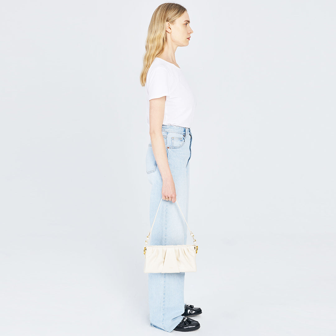 SINBONO Evelyn Shoulder Bag Ivory